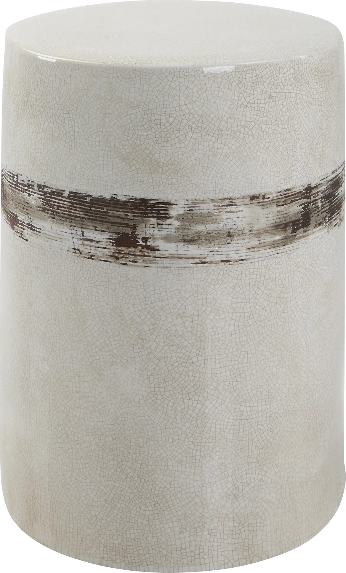 Outdoor Rumra Ivory Garden Stool