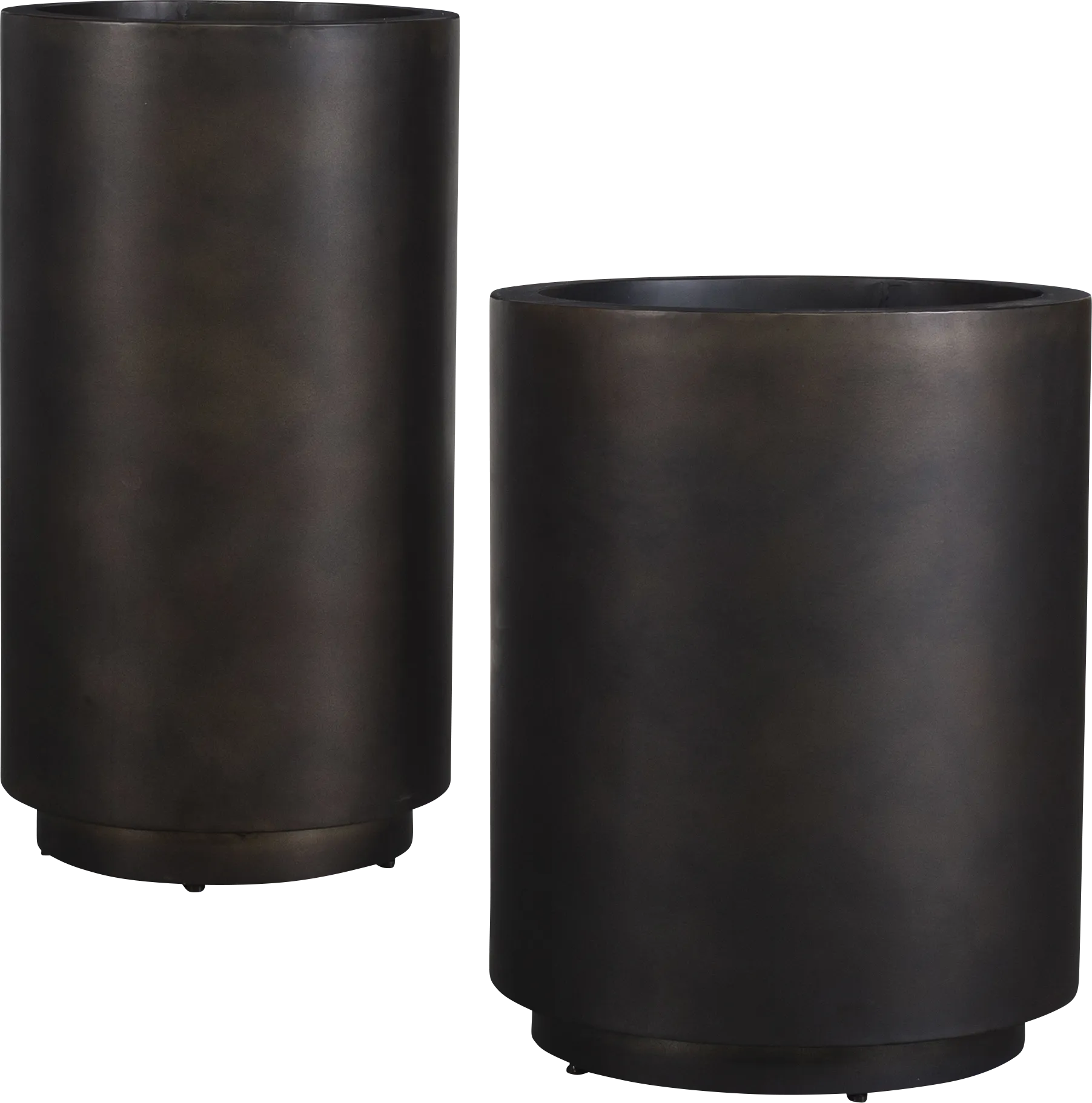 Verell Brown Outdoor Planter, Set of 2 - Image 1