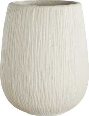 Matri White Outdoor Planter