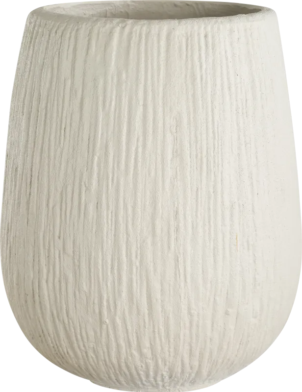 Matri White Outdoor Planter