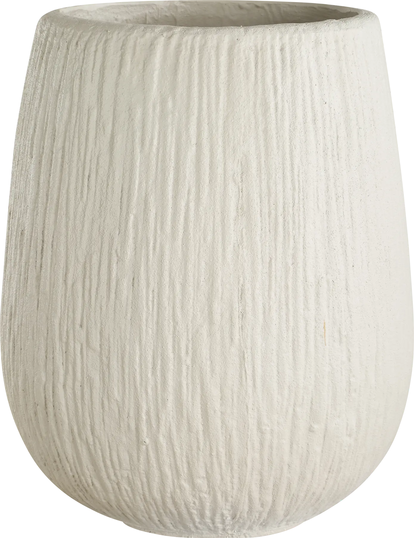 Matri White Outdoor Planter