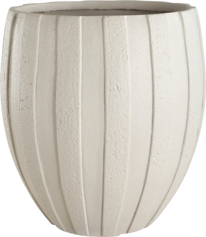 Tirsu White Outdoor Planter