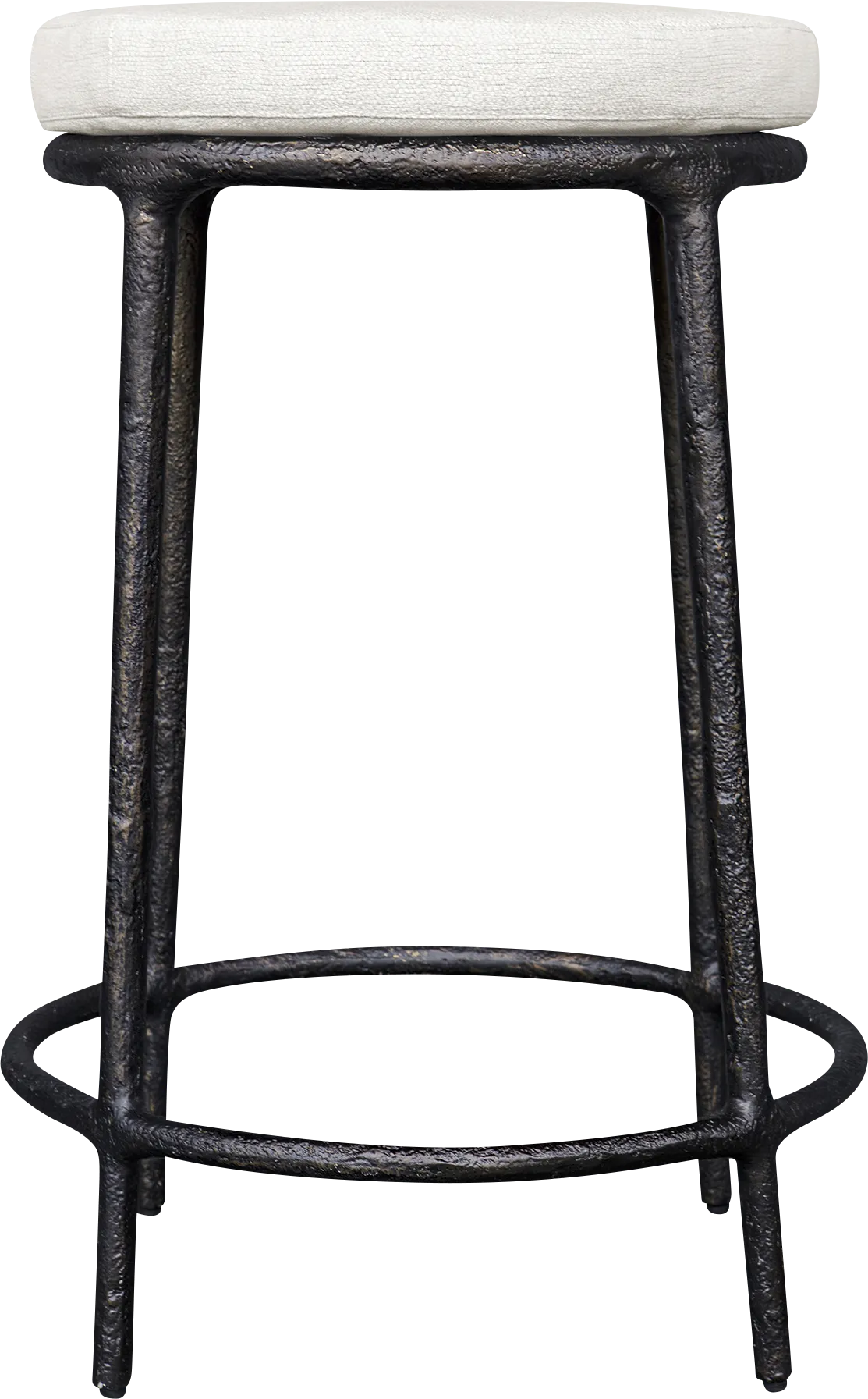 Meras White Outdoor Counter Stool - Thumbnail - Image 1