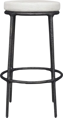 Meras White Outdoor Barstool