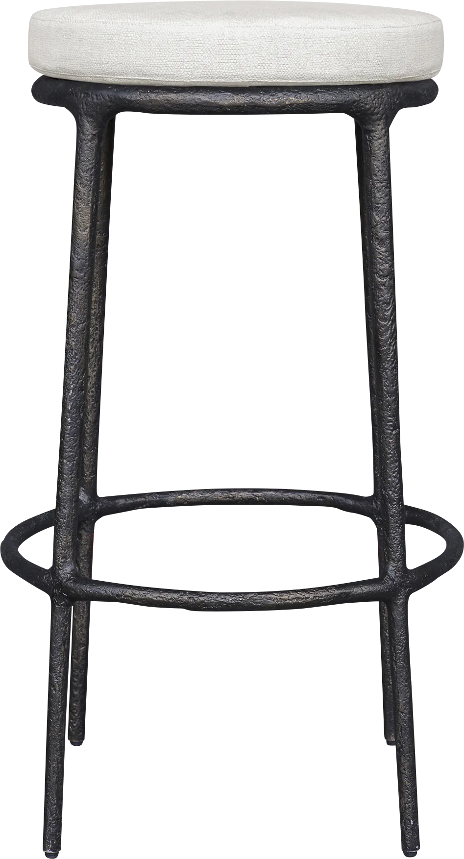 Meras White Outdoor Barstool - Image 1