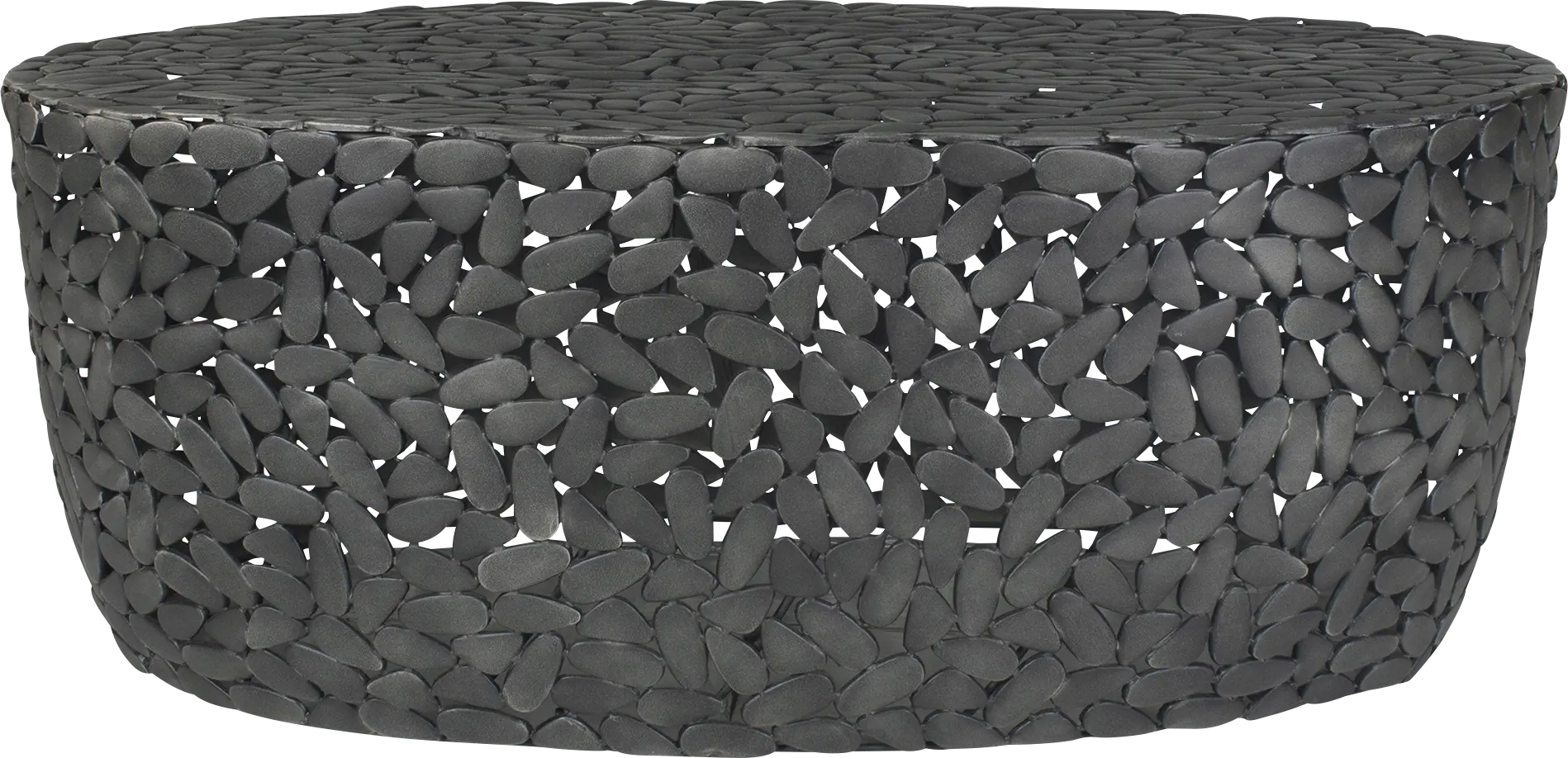 Asenna Black Outdoor Cocktail Table
