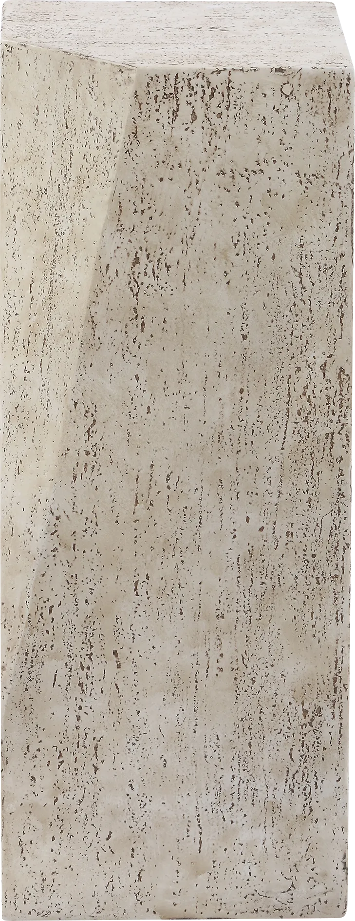 Senaya Beige Outdoor End Table - Image 1