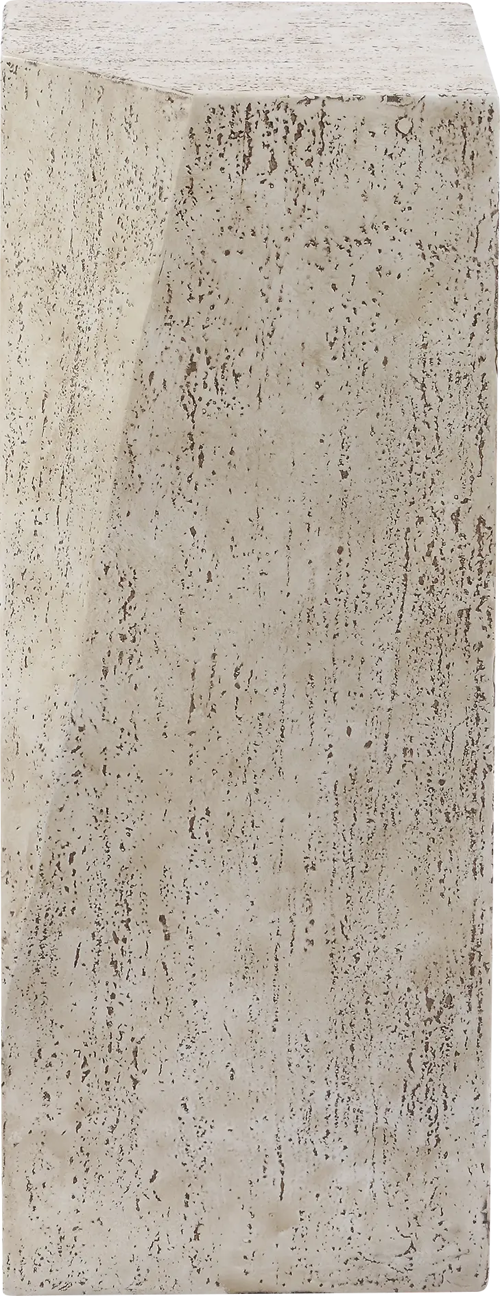 Senaya Beige Outdoor End Table