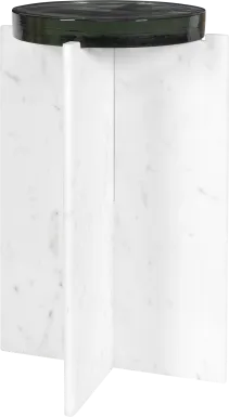 Ehesa White Outdoor End Table