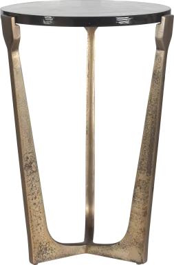 Lihesa Brass Outdoor End Table