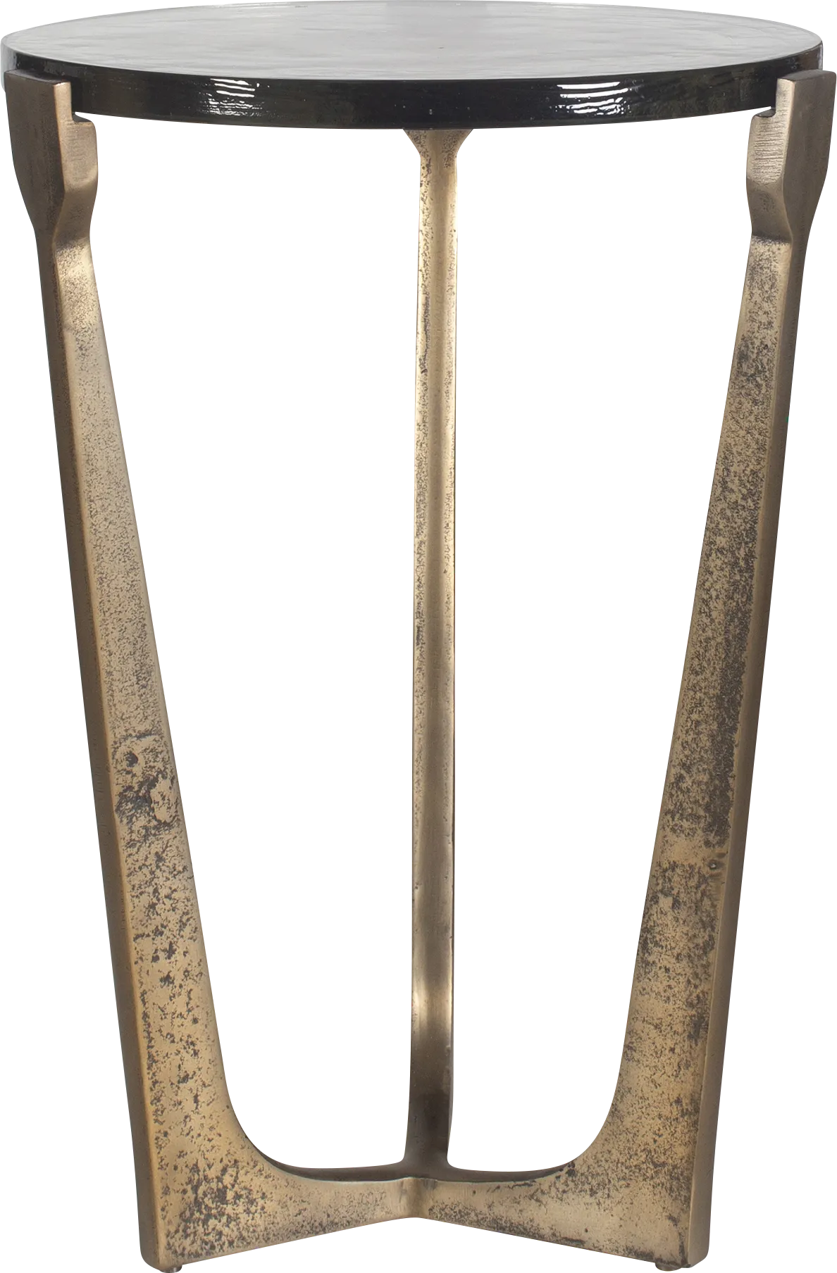 Lihesa Brass Outdoor End Table - Image 1