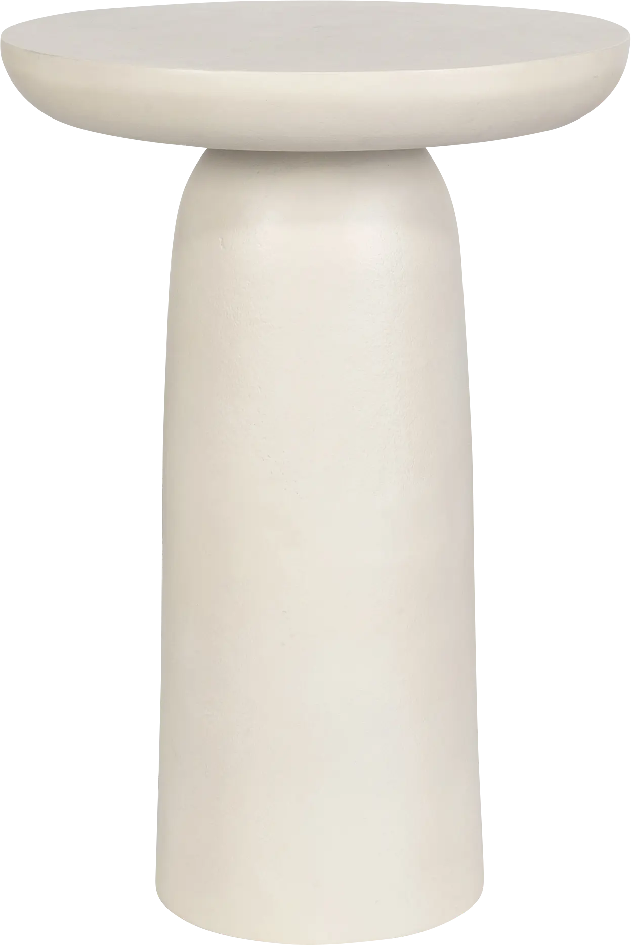 Ealane White Outdoor End Table