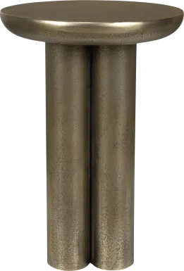 Lewawi Brass Outdoor End Table