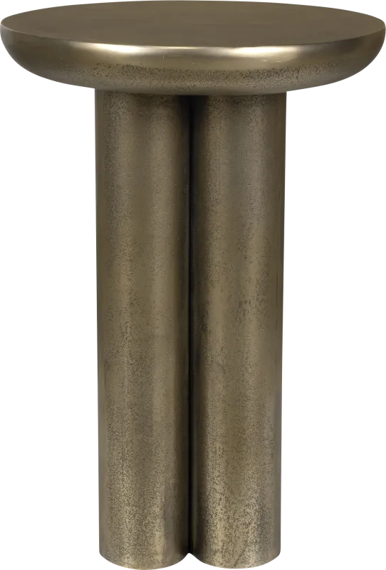 Lewawi Brass Outdoor End Table