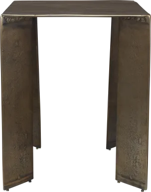 Alehi Brass Outdoor End Table