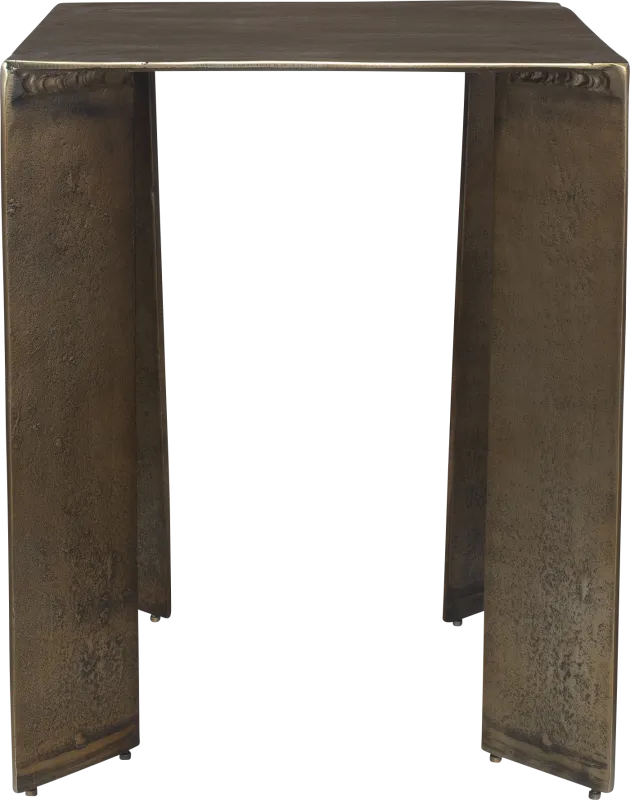 Alehi Brass Outdoor End Table