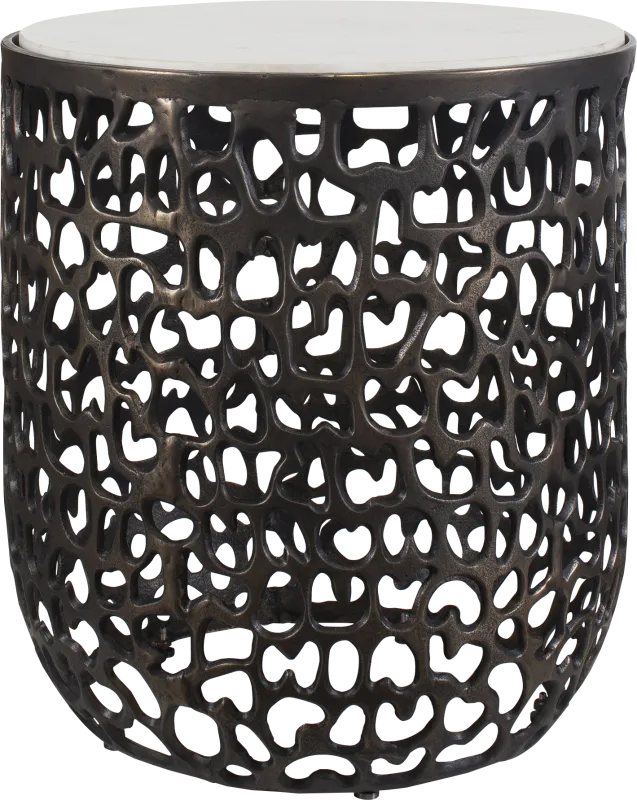 Kayafa Bronze Outdoor End Table