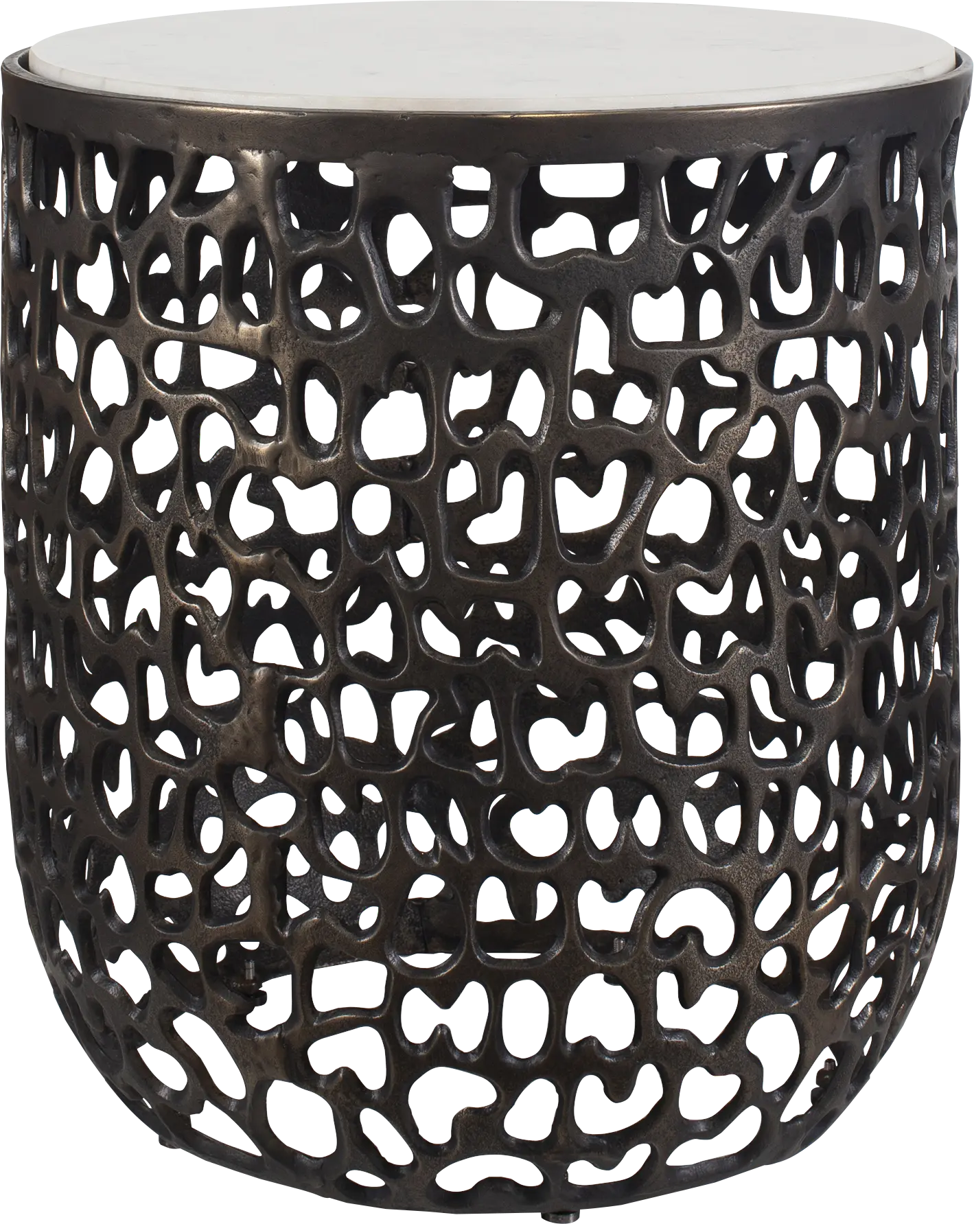 Kayafa Bronze Outdoor End Table