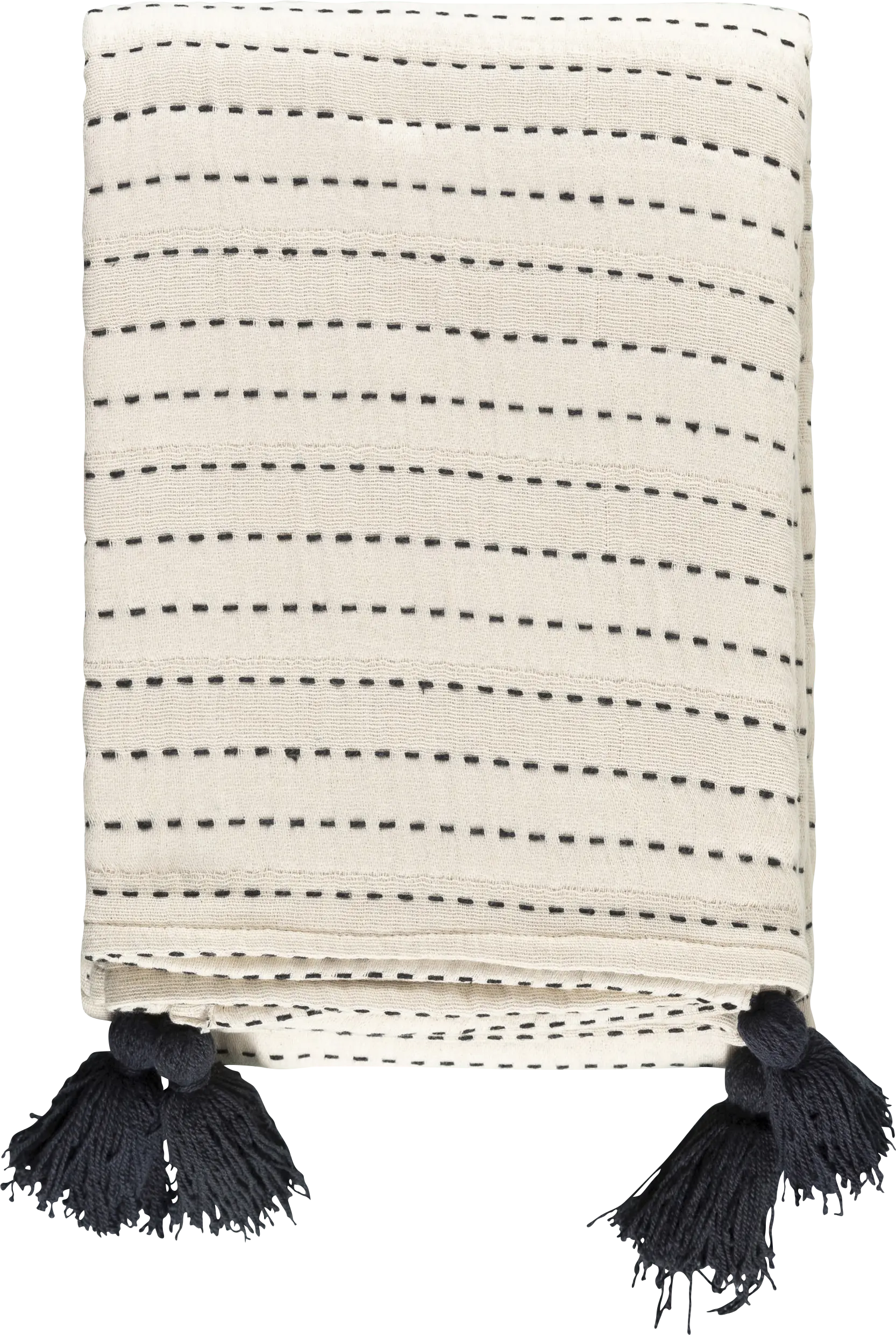 Ayantu Ivory Throw Blanket