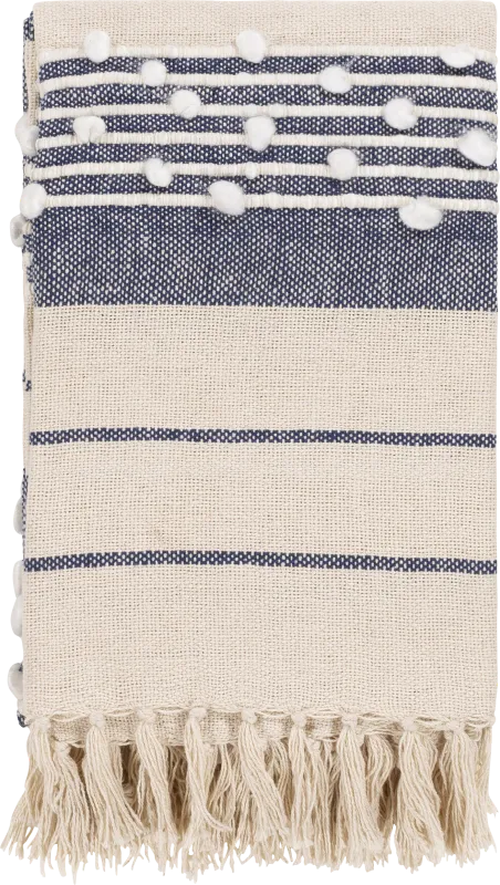 Astair Blue Throw Blanket
