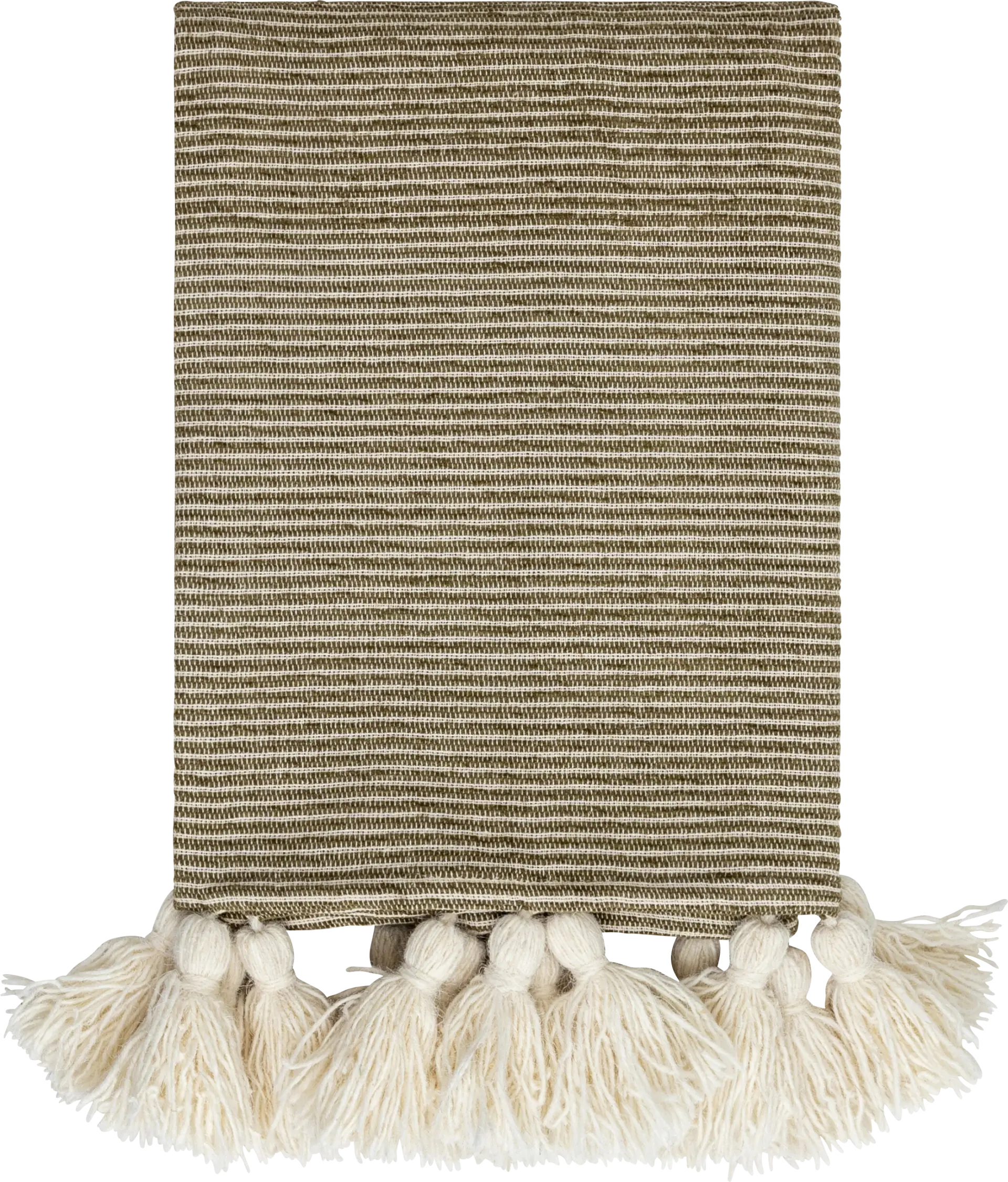 Gelila Green Throw Blanket