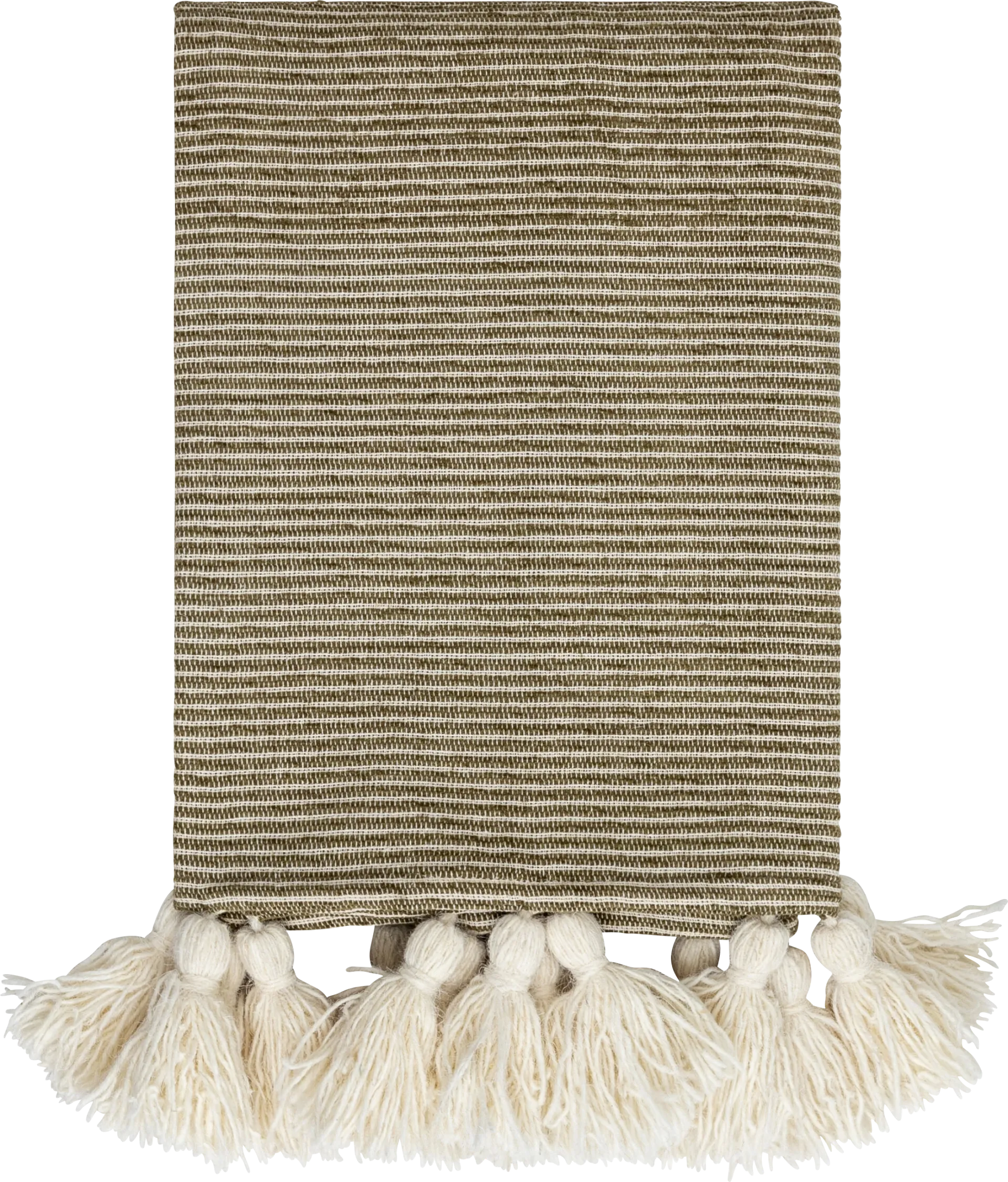 Gelila Green Throw Blanket - Image 1