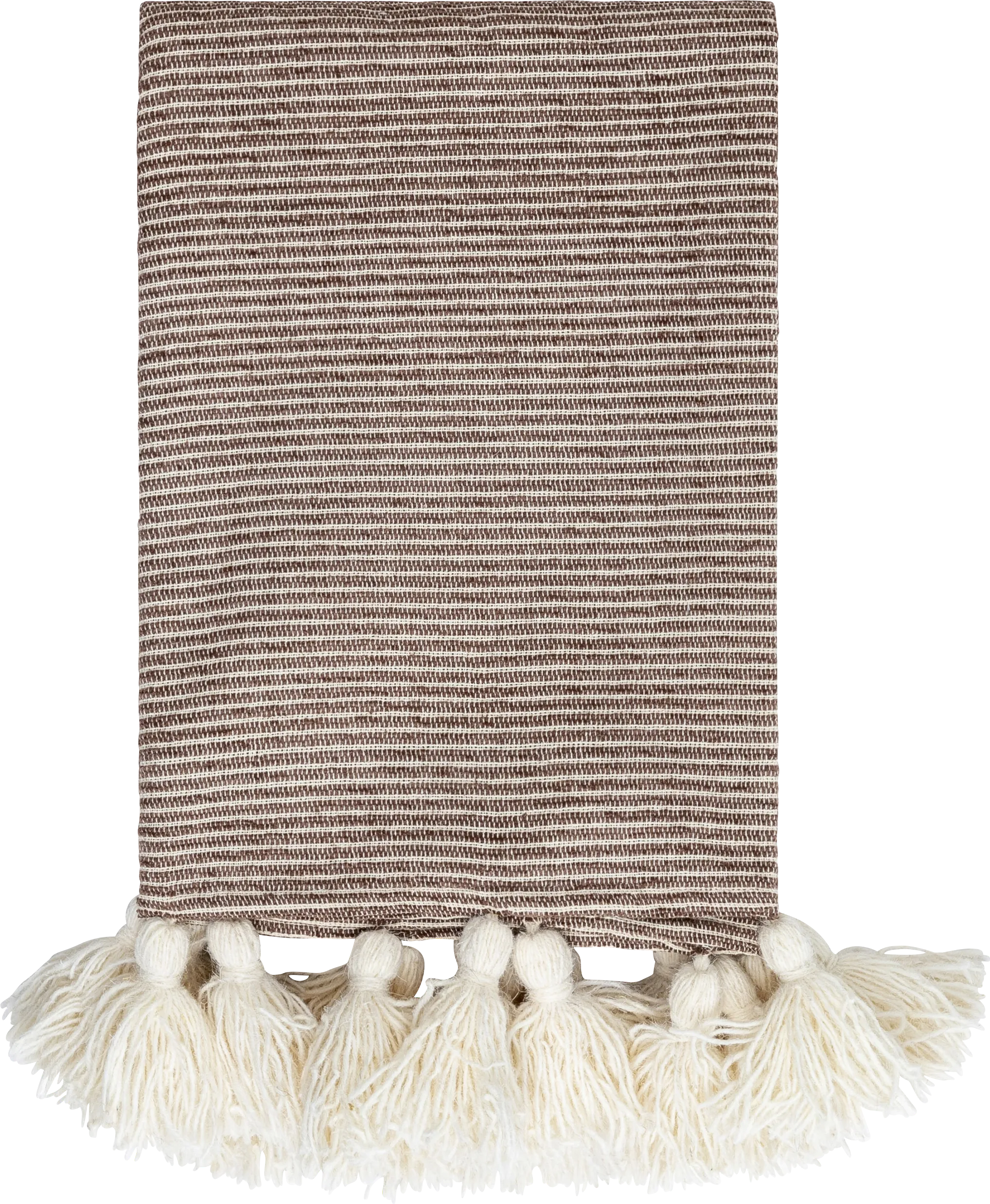 Gelila Brown Throw Blanket - Thumbnail - Image 1
