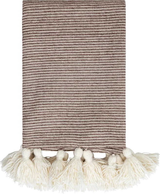 Gelila Brown Throw Blanket