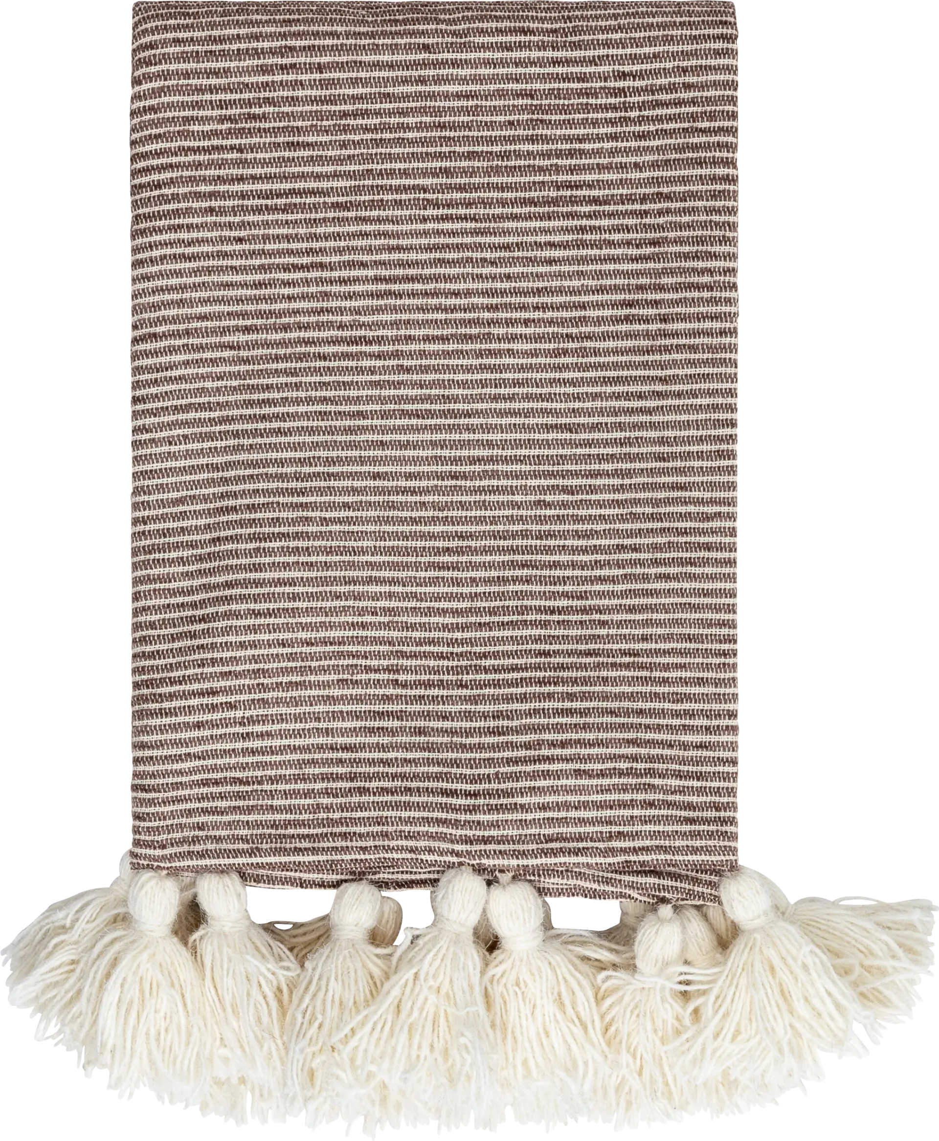 Gelila Brown Throw Blanket