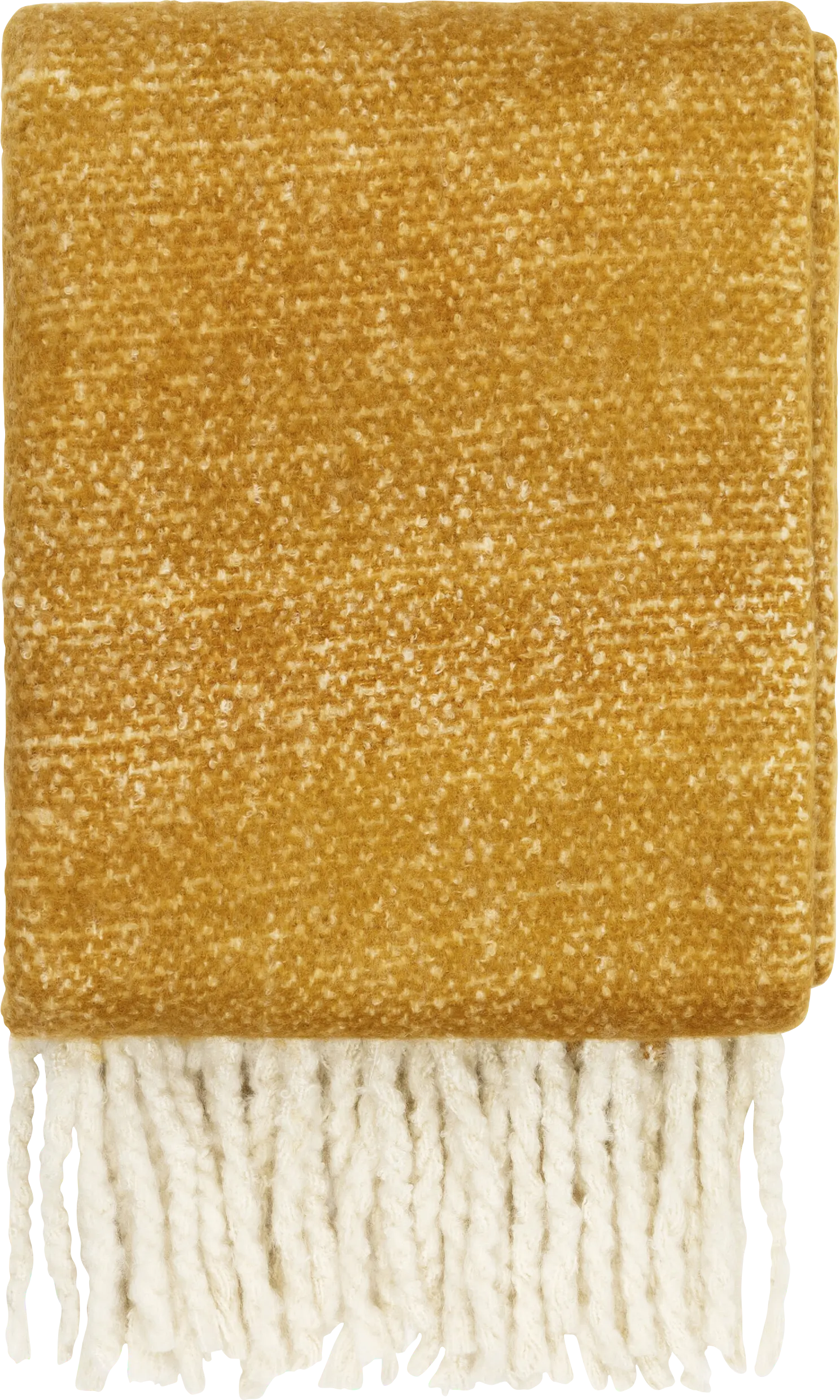 Hisari Mustard Throw Blanket