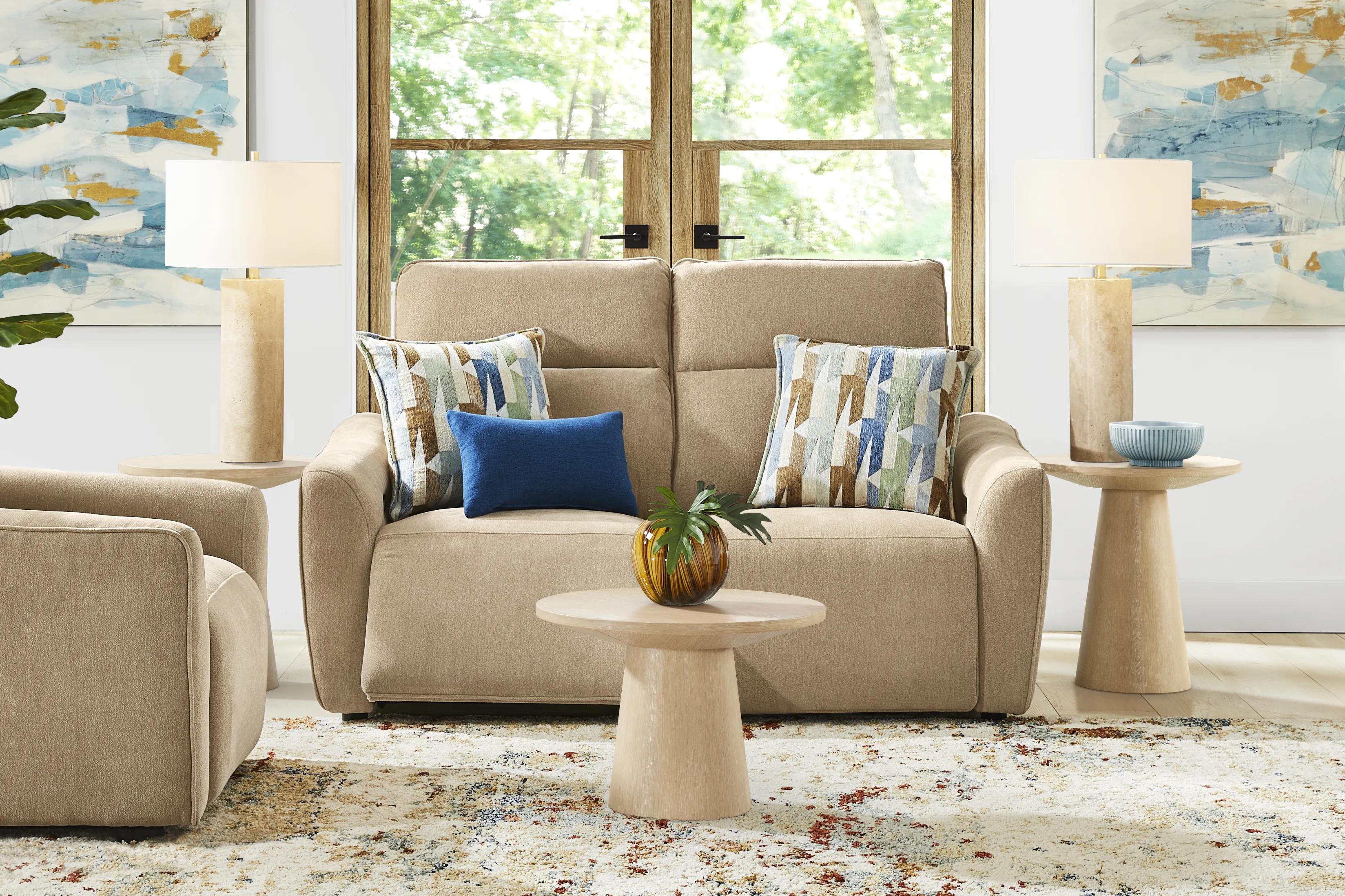 Tremont Sand 2 Pc Power Reclining Loveseat - Thumbnail - Image 2
