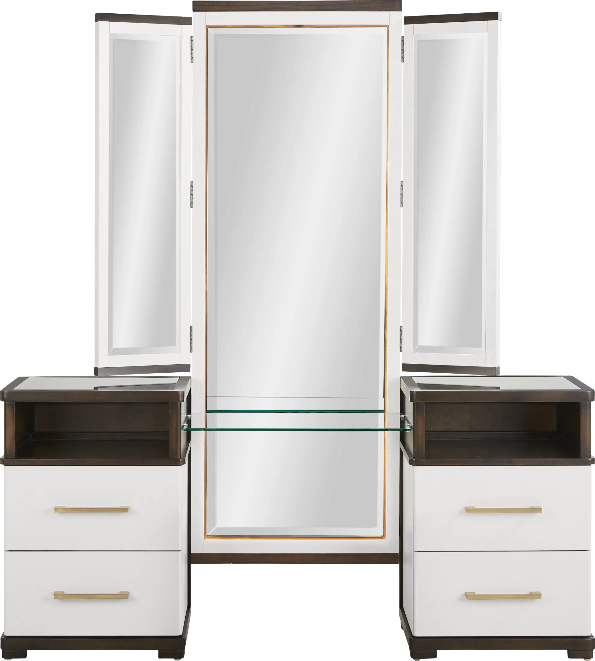 Elko Falls White 2 Pc Vanity Set - Image 1
