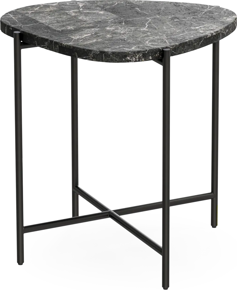 Duality Black Side Table