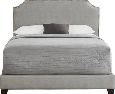 Kimberley Gray 3 Pc Queen Upholstered Bed