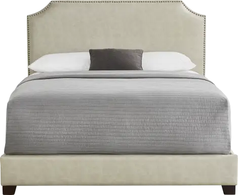 Kimberley Tan 3 Pc Queen Upholstered Bed
