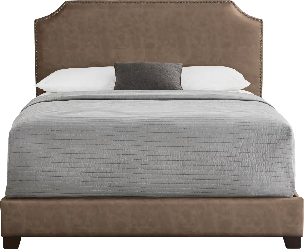 Kimberley Brown 3 Pc Queen Upholstered Bed