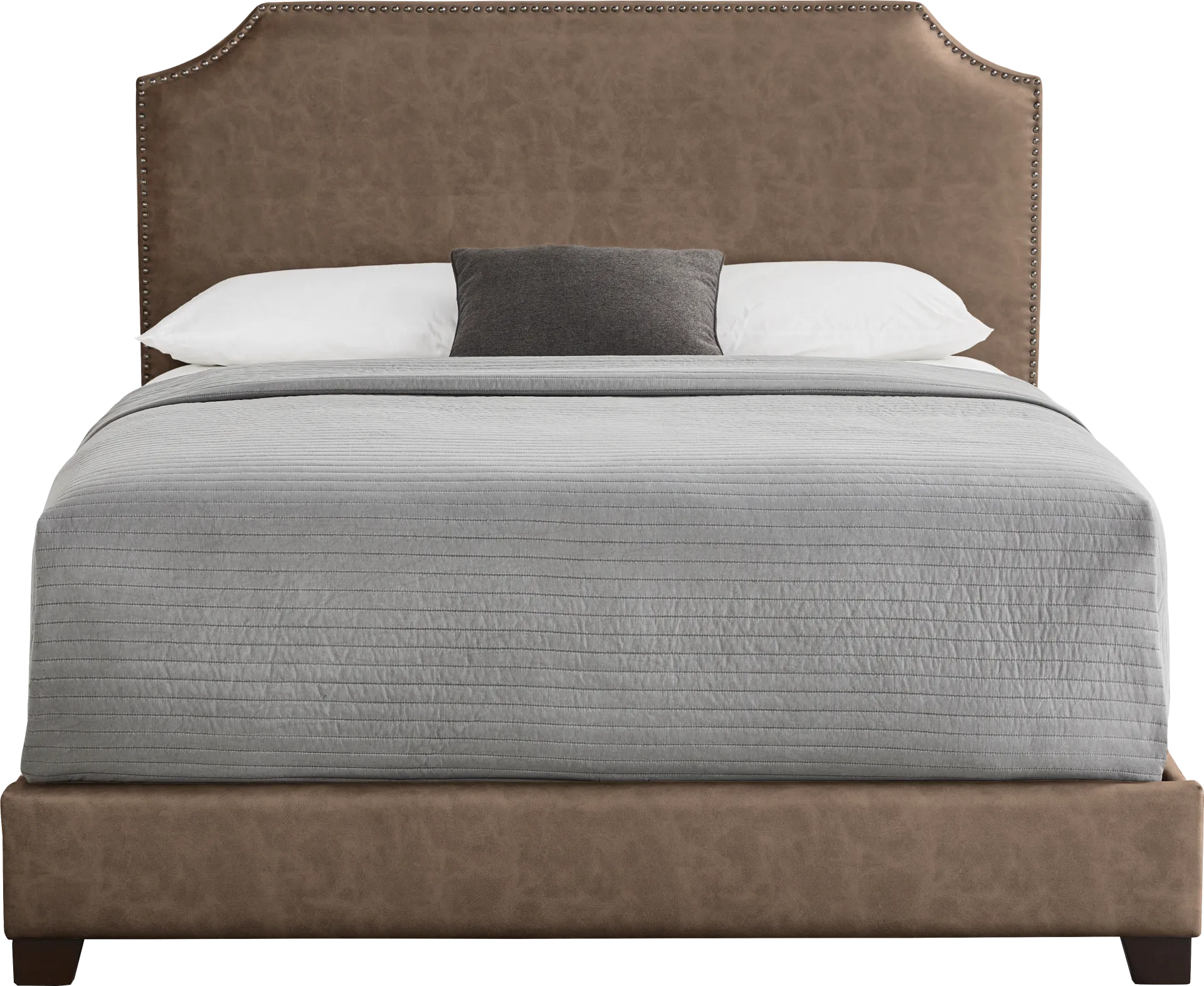 Kimberley Brown 3 Pc Queen Upholstered Bed - Image 1