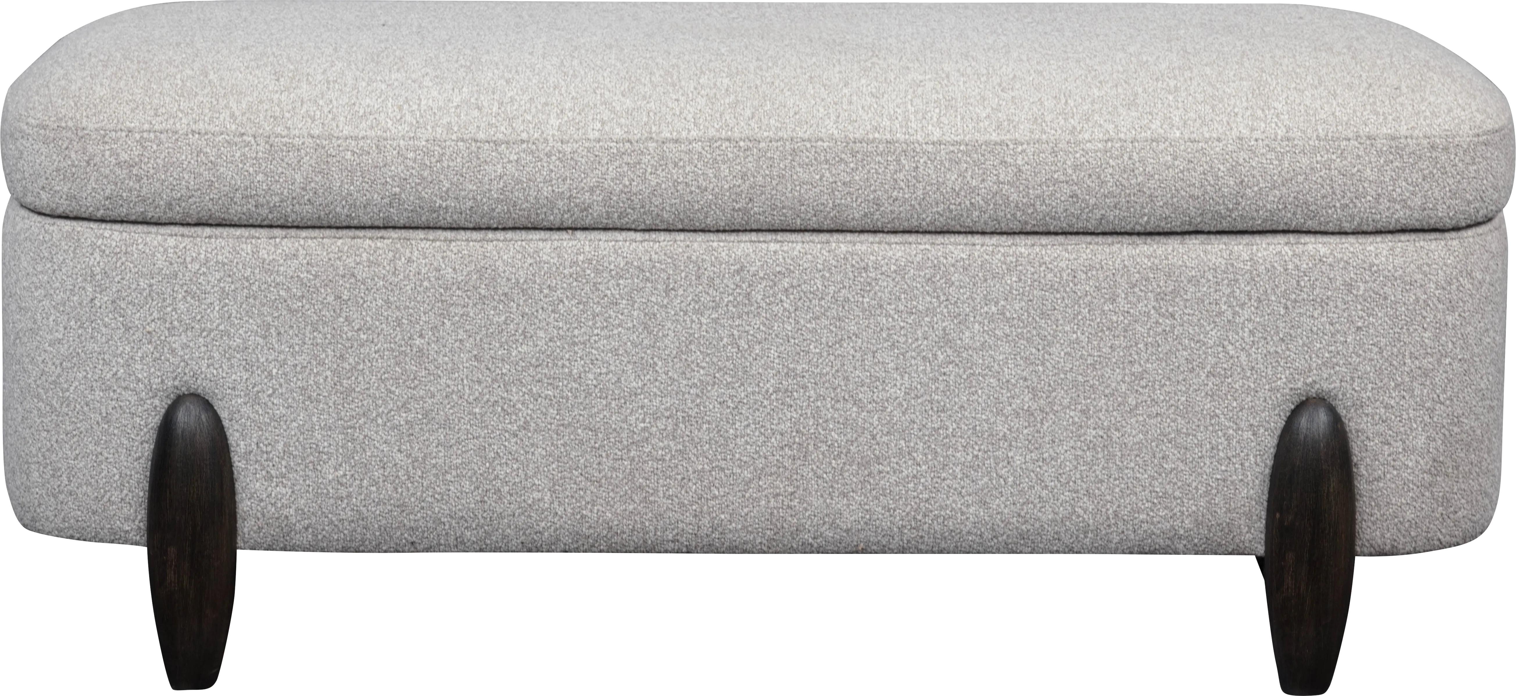 Franklin Gray Storage Bench - Thumbnail - Image 1