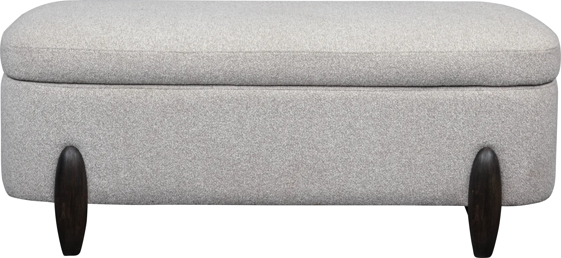 Franklin Gray Storage Bench - Image 1