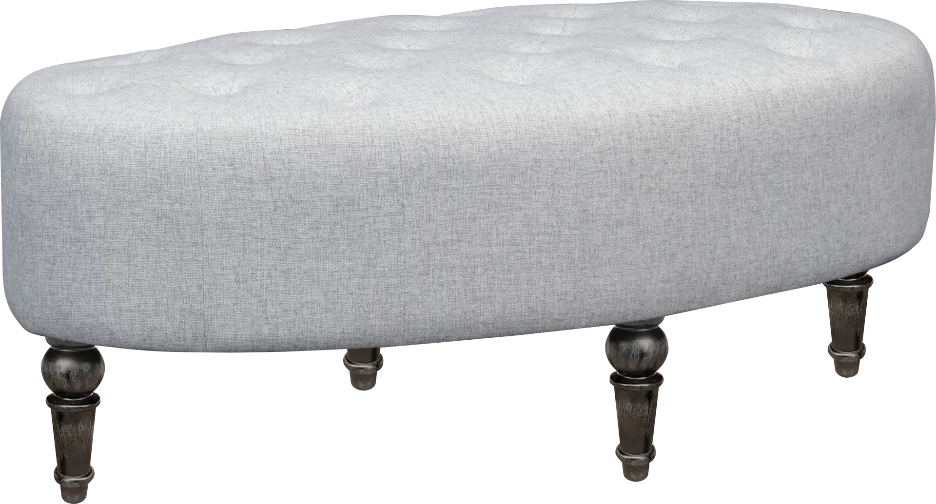 Noelle Gray Cocktail Ottoman