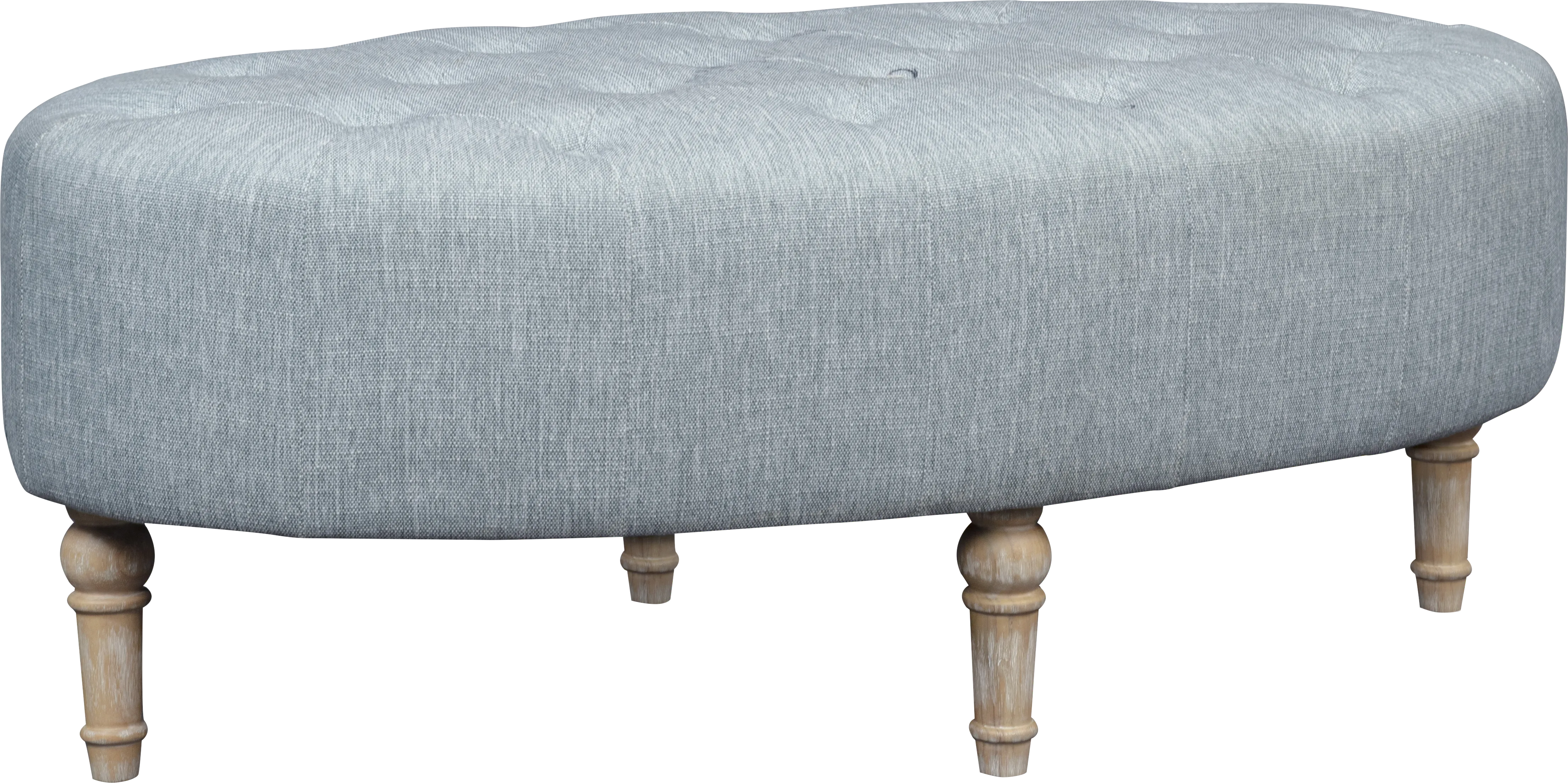 Noelle Sage Green Cocktail Ottoman - Thumbnail - Image 1