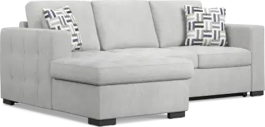 2 pc laf storage sleeper sectional