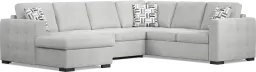 3 pc laf storage sleeper sectional