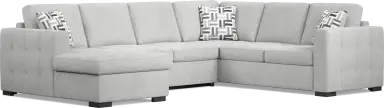 3 pc laf storage sleeper sectional