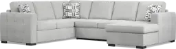 3 pc raf storage sleeper sectional