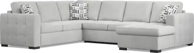 3 pc raf storage sleeper sectional