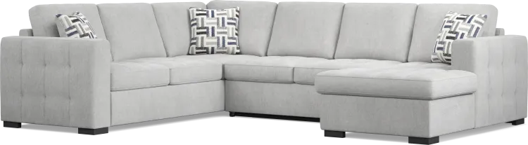 3 pc raf storage sleeper sectional