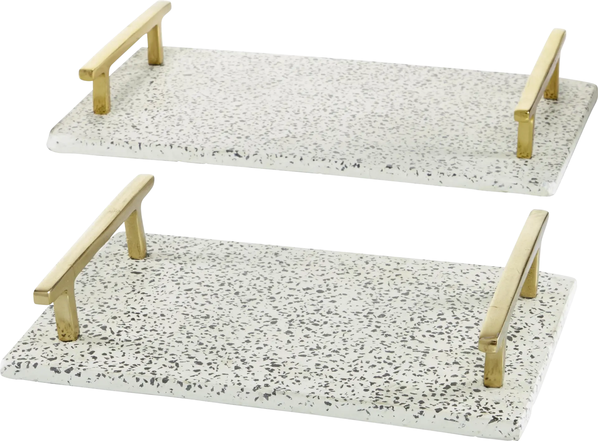 Vosno White Tray, Set of 2