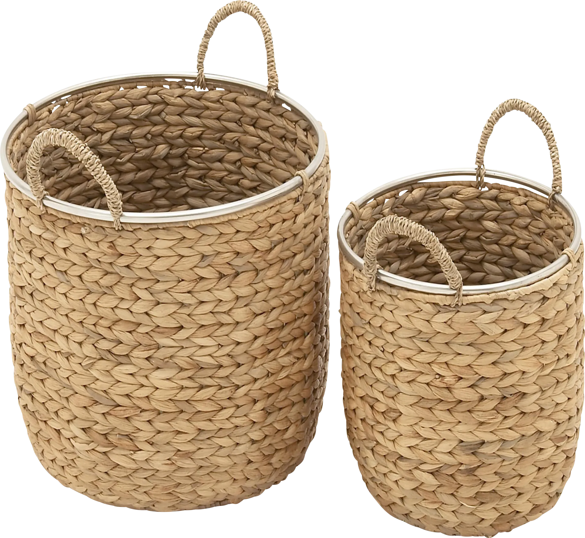 Yamme Brown Basket, Set of 2 - Image 1