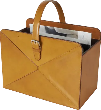 Logari Brown Magazine Holder